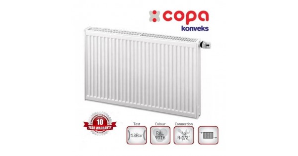 Copa Radiator 22 Radiator din otel tip panou Copa Konveks 22 600x1000